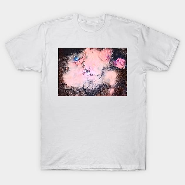 The Shore of Pink T-Shirt by PsyCave